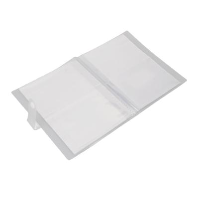 80 Slots Nail Art Sticker Storage Book Large Capacity Frosted Transparent Empty Nail Art Sticker Photo Album