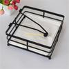 Iron Tissue Box Stylish and Functional Home Decor Vintage Metal Serviette Holder with Arm Modern Sturdy  Iron Paper Tray D57B