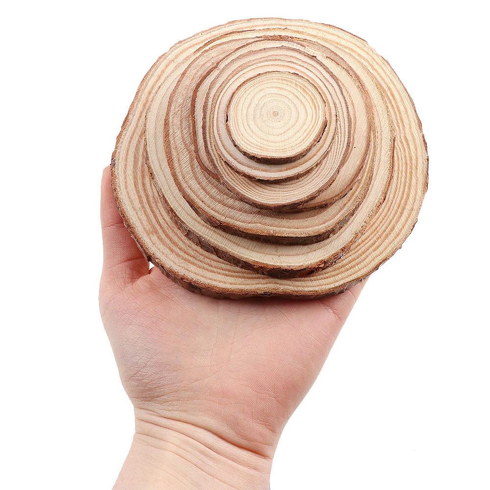 Round Arts and Crafts Christmas Decorations Wood Center Decoration DIY Handmade Country Wedding Decoration