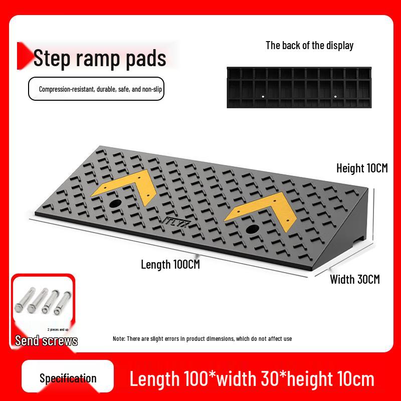 Jundingying Arrow Heavy-Duty Rubber Ramp Mat