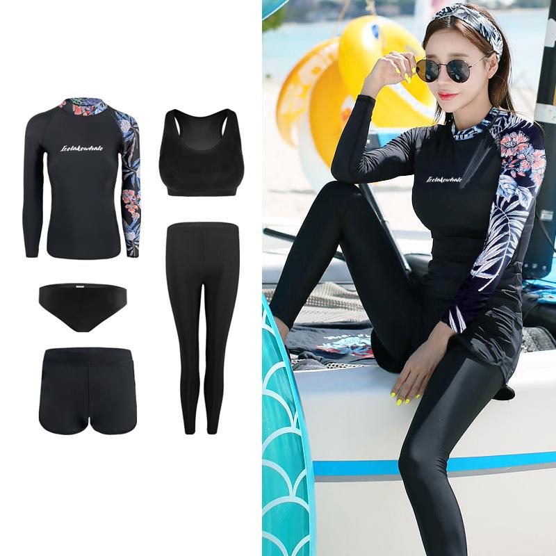 Women s Long Sleeve Quick-Dry Zipper Scuba Suit - Sun  Jellyfish Protection Surfing Beach Set 2XL