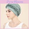 Polyester Crossed Hat With Wrinkled Lace Edge For Fashionable Women