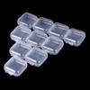 10pcs/20pcs Pill Earplugs Clear Mini Pill Storage Container Weekly Tablet Pill Medicine Box Plastic Case Organizer New