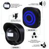 328ft Range Wireless Driveway Alarm Outside Weather Resistant Motion Sensor Alarm Security Alert-Protect Outdoor/Indoor Property-2 Receiver and 3 PIR