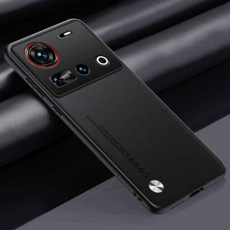 

Простой кожаный чехол для ZTE nubia Z70 Ultra Z60s Pro Z60 Ultra Z50s Pro Z50 Роскошный жесткий защитный чехол для камеры ZTE nubia Z70 Ultra чёрный