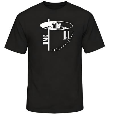 T-shirt Noir DMC DJ International