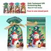 50/100Pcs Christmas Gift Bags Christmas Decorations For Home 2026 Xmas Gifts  Year Santa Claus Snowman Packaging Bags