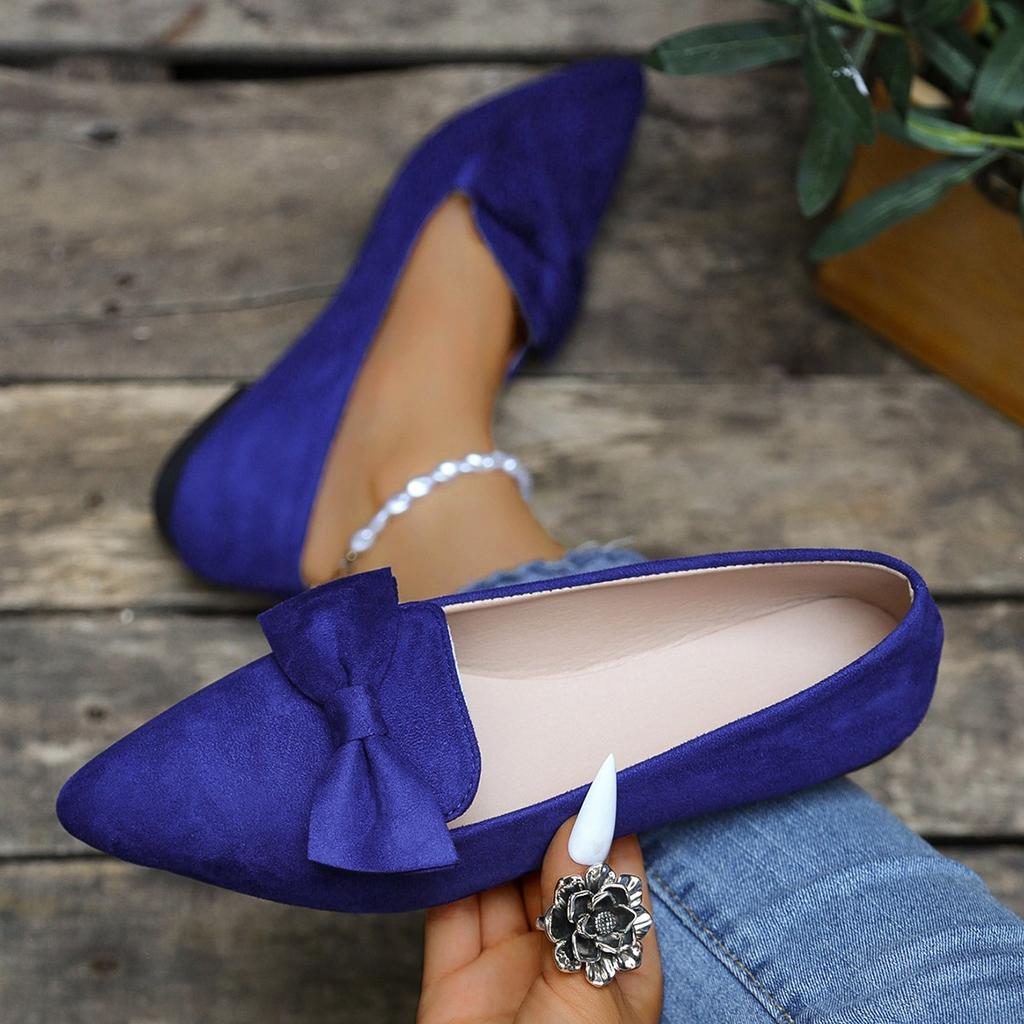 Women Flats 2024 New Spring Autumn Walking Pointed Top Loafers Shoes Shallow Comfortable Lolita Shoes Sneakers Zapatos De Mujer