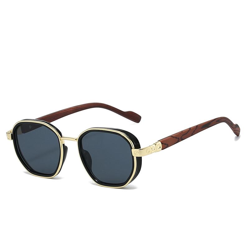 

Fashion Brand Luxury Designer Sunglasses Women Men 2026 Steampunk Party Travel Shades Glasses Vintage Punk Vintage Sunglasses