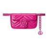 Gucci GG Marmont Logo Chain Shoulder Bag Women handbags Rose-Red Purple 699757-UM8KV-5538