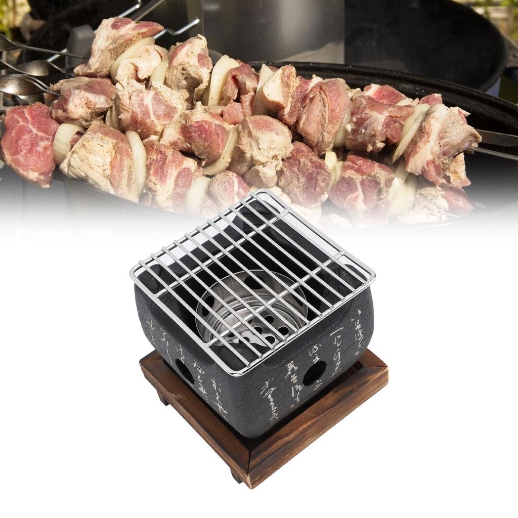 Japanese Script Food Charcoal Stove Multi Functional Fast Heating   Portable Barbecue Stove for Grilling Family