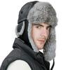 [SIGGI] Pilot Cap Flight Cap Ski Warm Hat Aviator Cap Men's Earflap Russian Hat Cap Autumn Winter Outdoor Snow Play Cycling Snowboarding Waterproof Wo