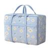 Storage Bag with Two-Way Zipper Extra Large Capacity Dust-Proof Organizer Flower Pattern Clothes Storage Bag