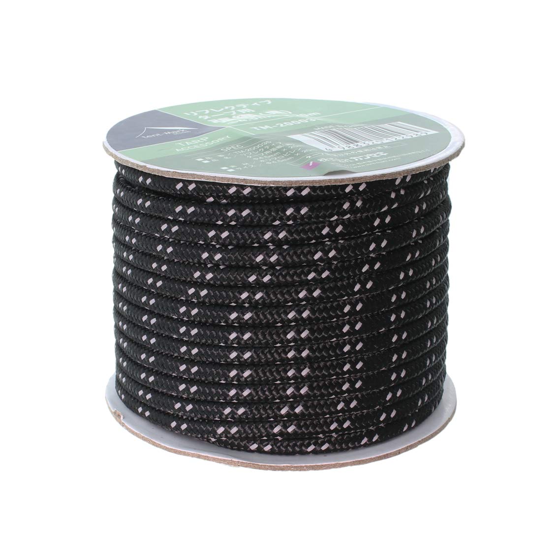 

Tenmaku Design Reflective Tarp Guyline x 20m 4.5mm [Black]