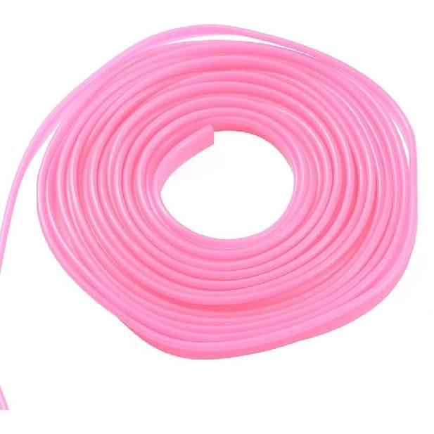 5M Flexible Trim for DIY Automobile Car Interior Exterior Moulding Trim Decorative Line Strip (Pink)
