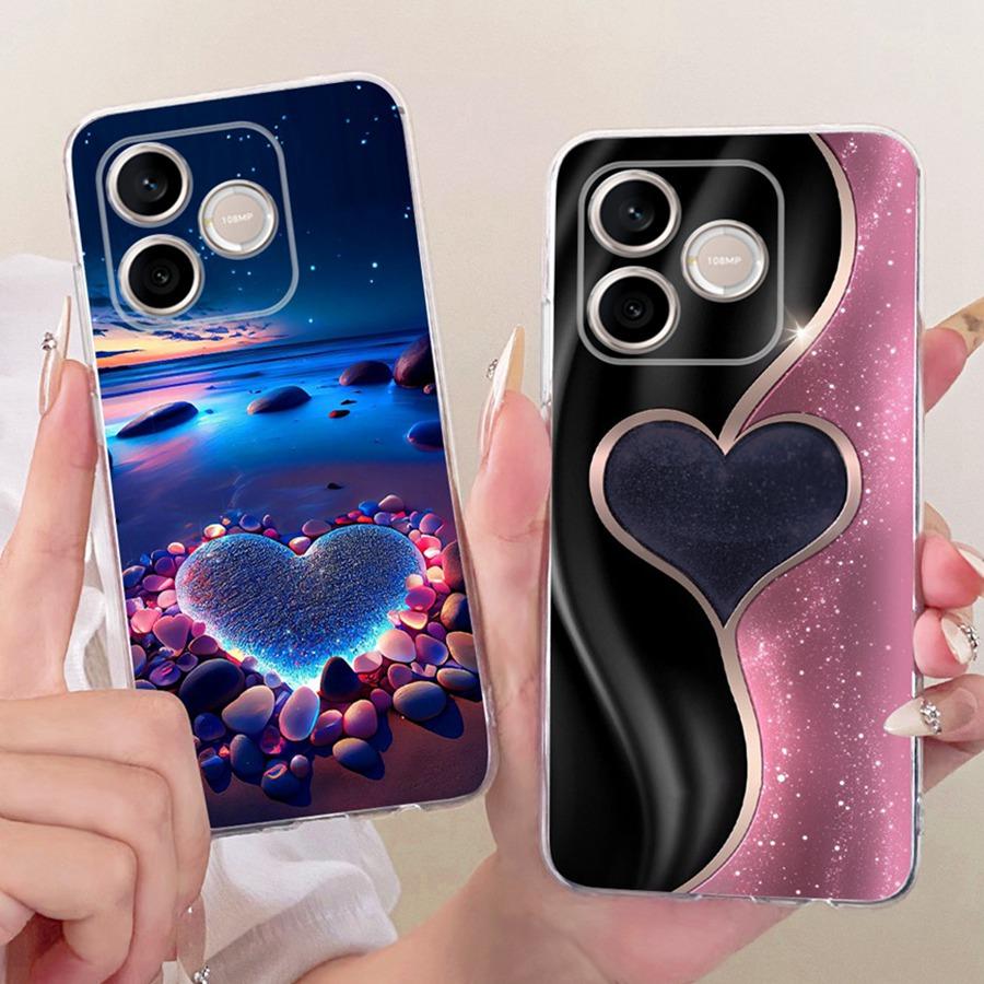 Pro Honor 600 Lite Pouzdro na telefon s počátečním písmenem pro Huawei Y6p Y 7 P Matný zadní kryt Ochrana fotoaparátu Nárazuvzdorná pouzdra