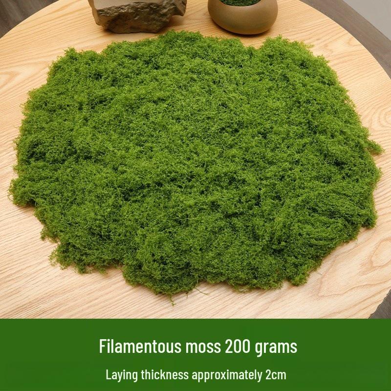 High Simulation Artificial Moss for Green Landscape Arrangement and Bonsai