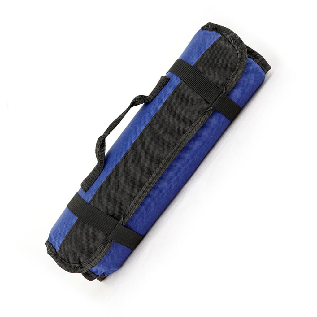 Chef Tool Roll Bag Oxford Cloth Portable Fork Tool Case Holder Pouch with Handle for Culinary Traveling