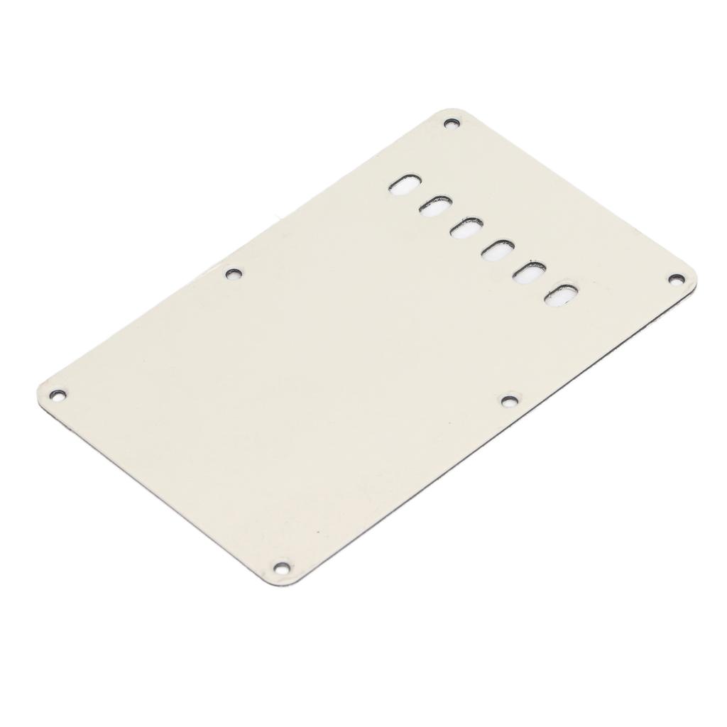 2Pcs Electric Guitar Back Cover Plate 6 Holes Robust Exquisite Looking Guitar Pickguard Backplate