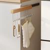 Wieszak na ubrania z 8 haczykami Wielofunkcyjny wysuwany system do szafy Przechowywanie w szafie