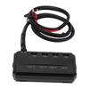 Motorcycle Fuse Box 20A Low Profile Terminal Block with LED Indicator 4 Circuits Battery Relay for Cars ATVs UTVs