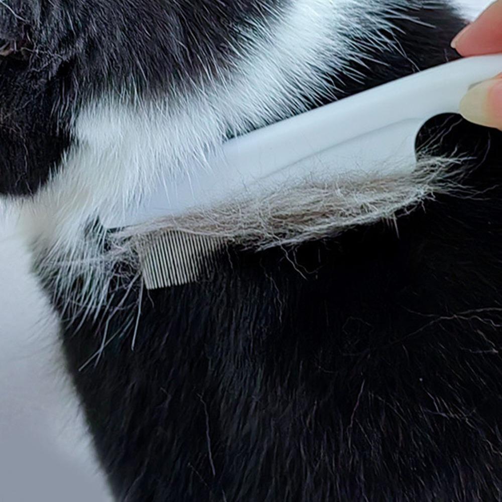 2PCS Stainless Steel Dense Teeth Pet Grooming Comb 14cm 18cm Size Detangling Comb  for Hair Shedding