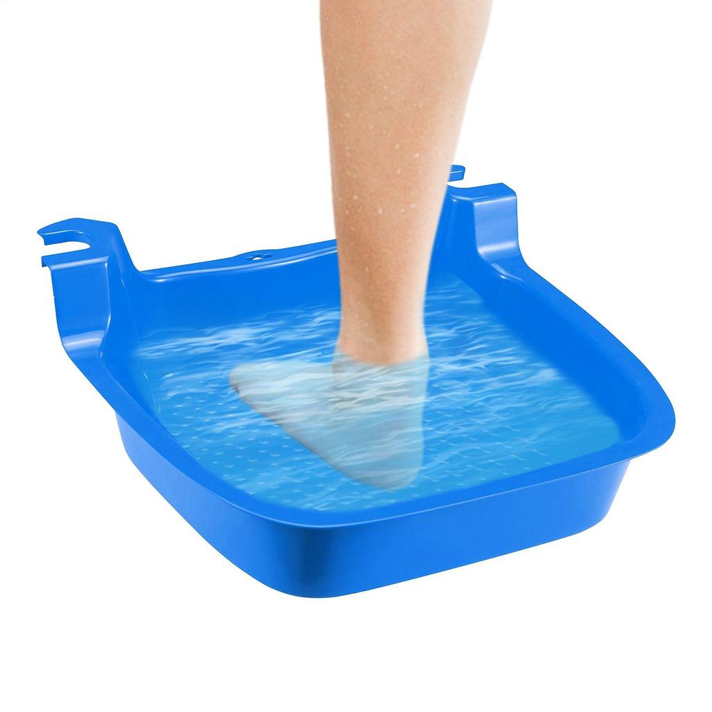 Foot Bath Basin Swimming Pool Foot Soaking Wash Basin Tub Portable Anti-Slip Tubs Buckets for Shower Deck Beach Adults Elderly