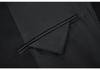 Men's Slim Fit Zhongshan Suit Set - Chinese Style Tuxedo with Stand-Up Collar, Four Seasons Wear