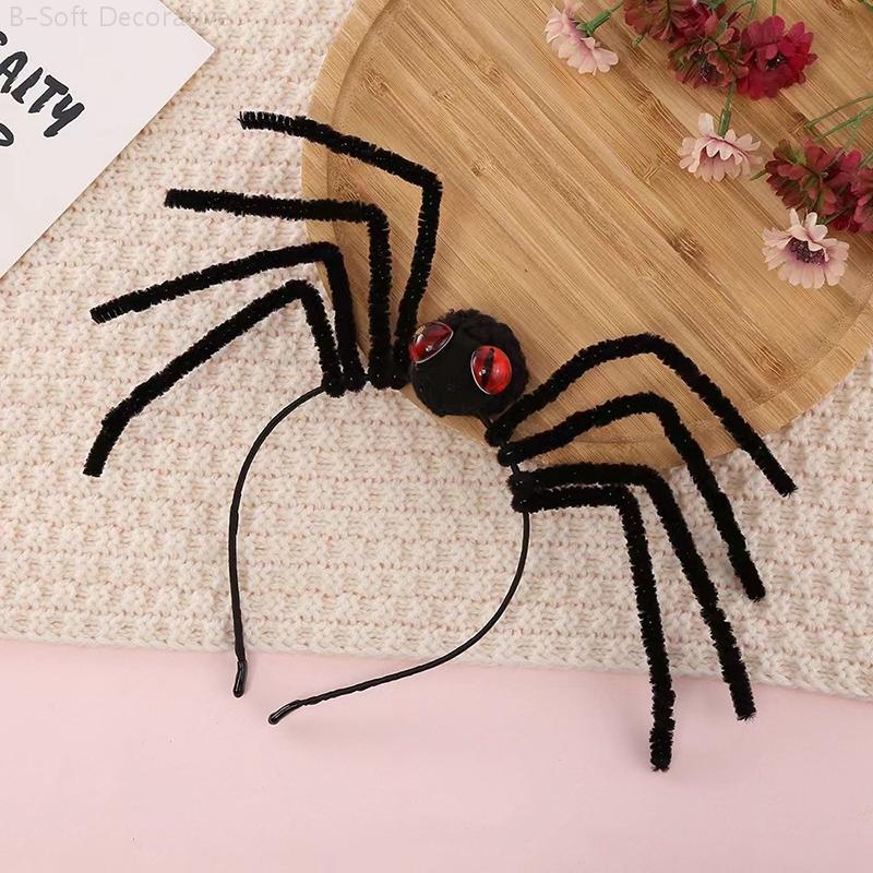 Halloween Headband Halloween Spider Headband Festival Party Hair Hoop Photography Props Hair Accessories Halloween Decor