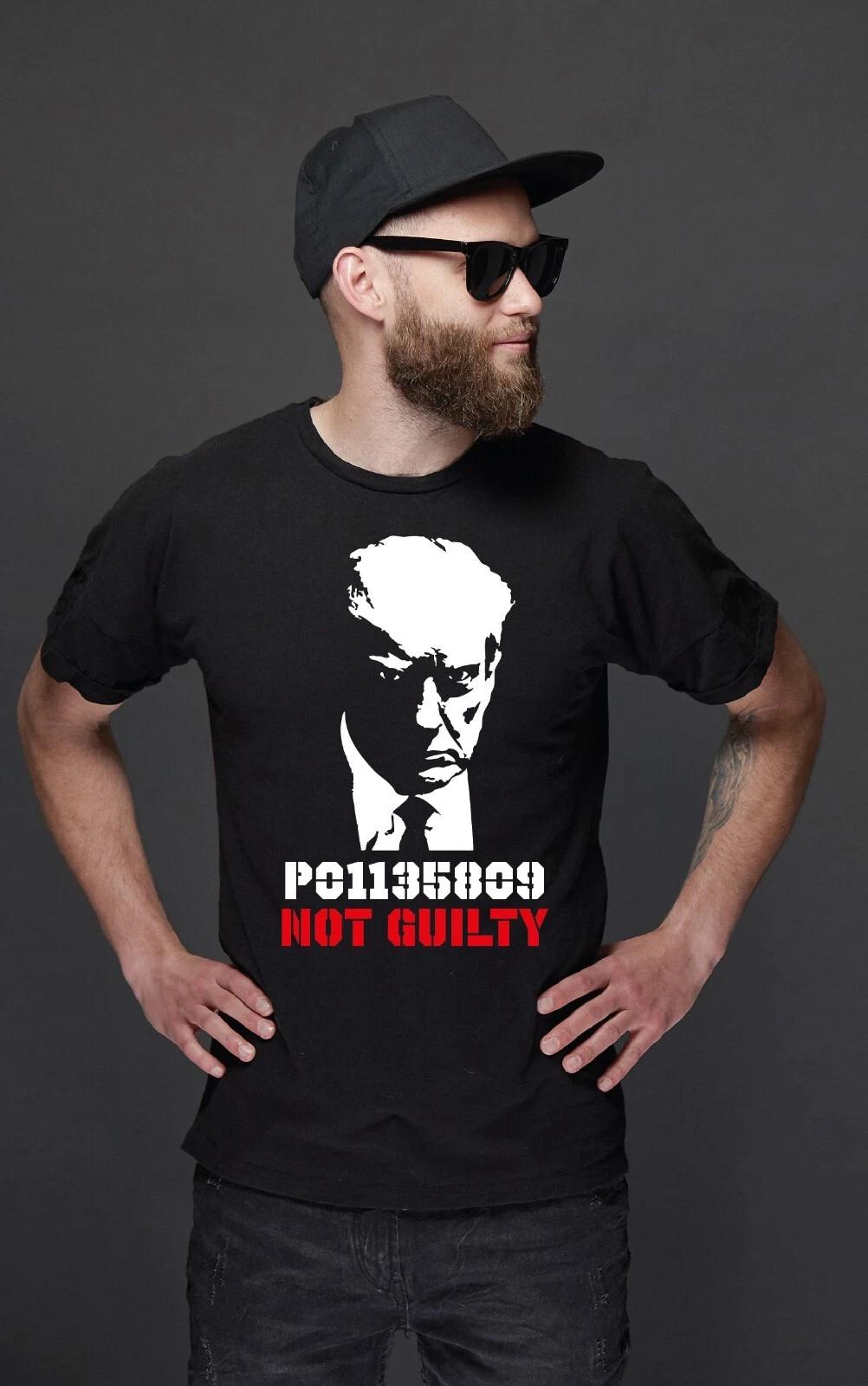 Donald Trump P01135809 NOT GUILTY Mugshot T-Shirt - USA MAGA 2024 Mug Shot 2XL