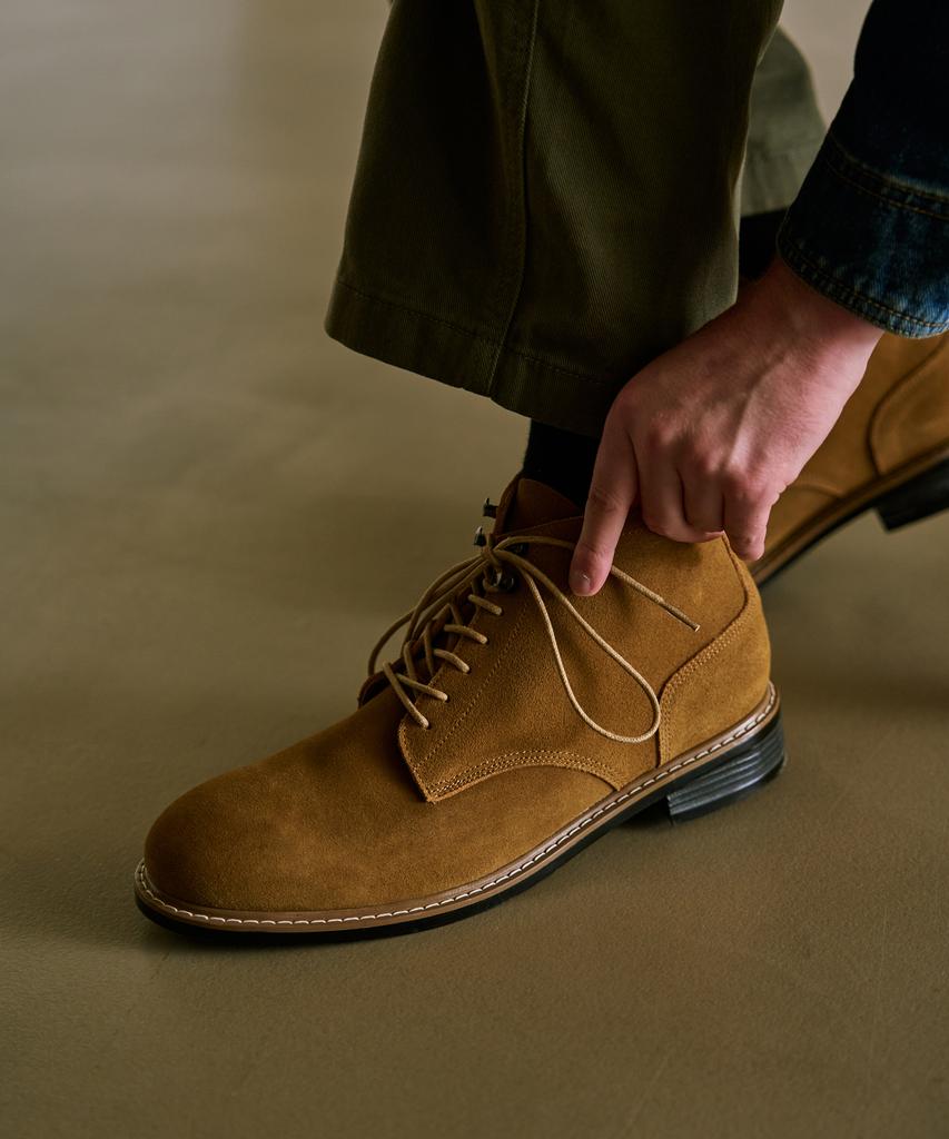 Customade Milli Suede Military Field Boots 4Cm (Cr0099Scm)