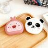 Durable with Zipper Kids Coin Purse Waterproof Portable Mini Wallet Silicone Cartoon Animals Storage Bag Girls Gift