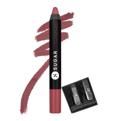 SUGAR Cosmetics Matná rtěnka v tužce Matte As Hell 07 Viola (Mauve Nude)