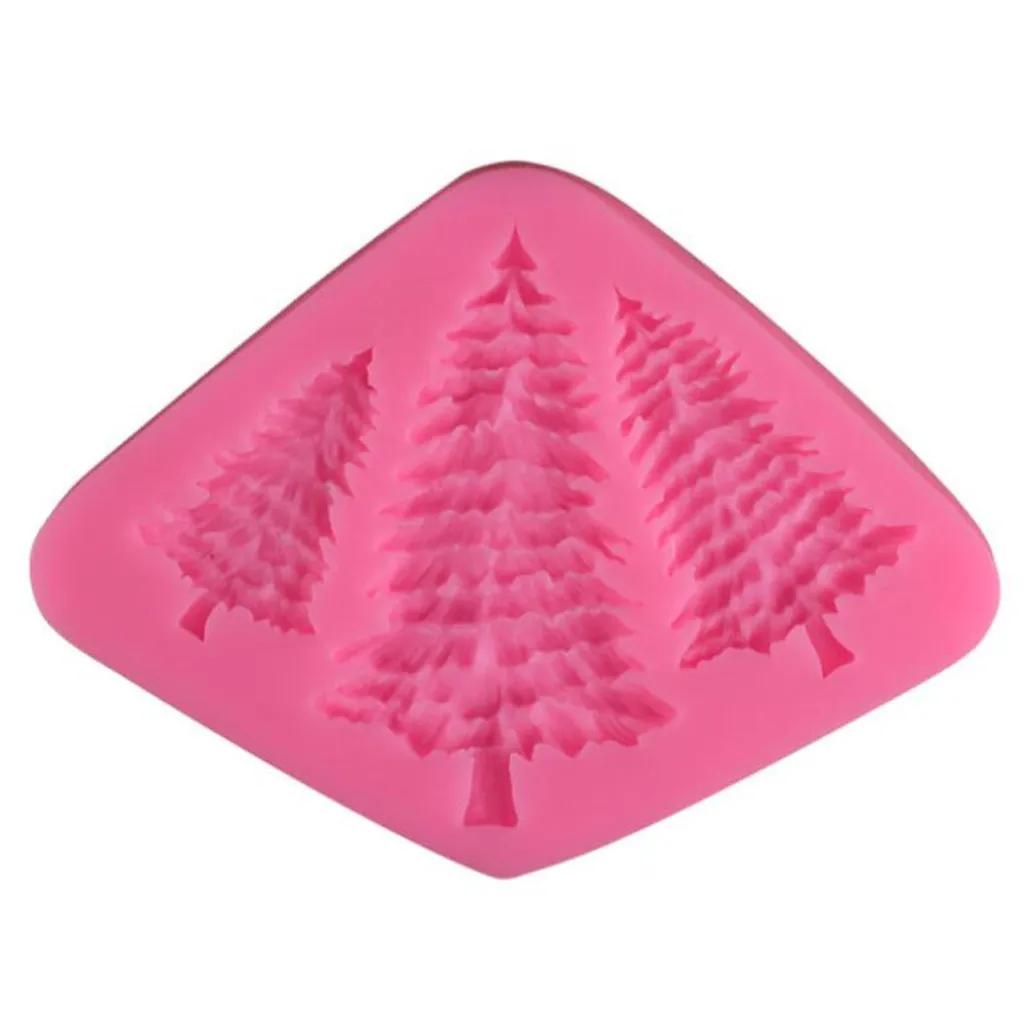 

Christmas Silicone Fondant Cake Mold Mould Chocolate Baking Candy Craft Candy Mold Baking Accessories pasteleria рожевий