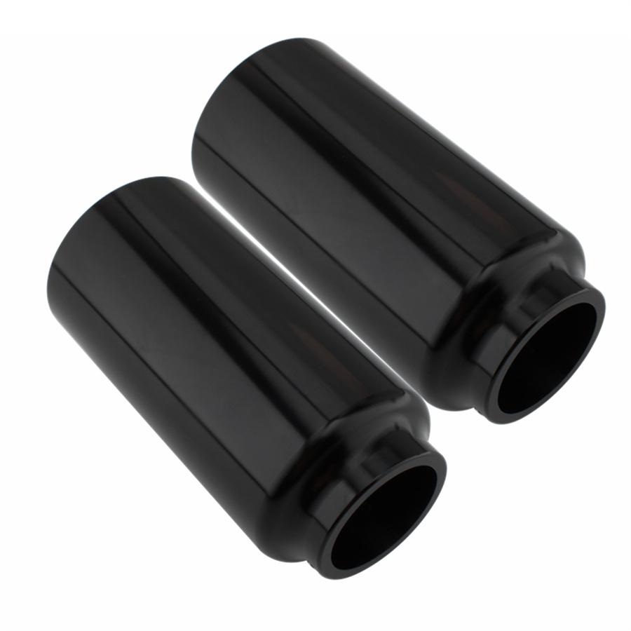 6ks Černé kryty prachovek vidlic Sada krytek trubek Pro Softail Breakout FXBR FXBRS 18-21