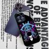Anime S-Solos L-Levelings Handyhülle für Iphone 16 15 14 12 11 13 Pro Max Mini 8 X Xr Xs Puls Schwarze Glasabdeckung
