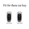 Tpu Car Key Holder Case Cover For Hyundai Tucson Solaris Sonata Hybrid Nexo Nx4 Santafe Dn8 4 Buttons    Accessories