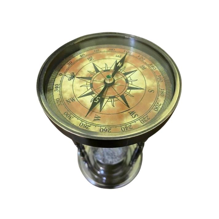 Sand Timer Hourglass Brass Nautical Maritime Hour Glass Vintage Sand Clock Gift