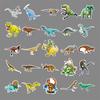 50 Dinosaur & Animal Creative Stickers for Skateboards, Luggage, Laptops, Cars, & Motorcycles