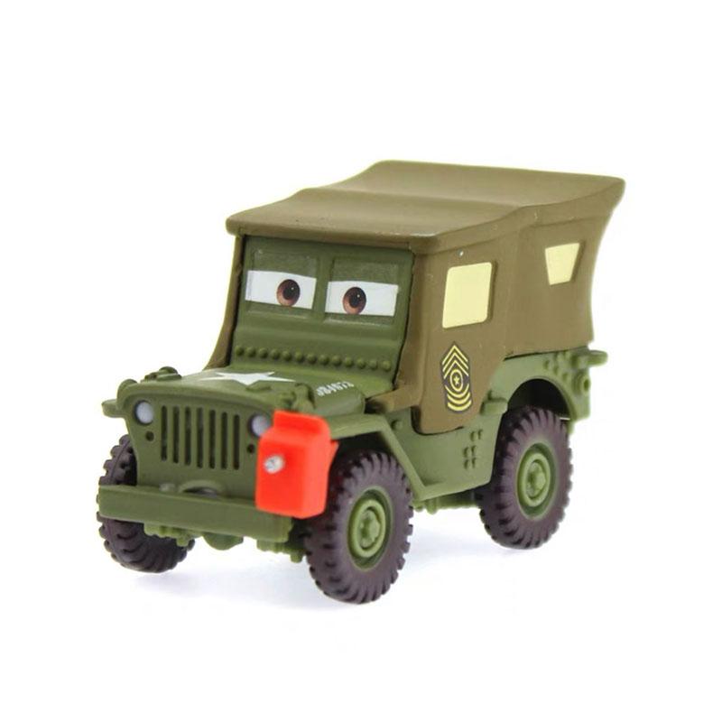 Pixar Cars Mangelversion Lightning McQueen Cruz Ramirez Tex Dinoco Sarge Metall Druckguss Fahrzeugmodell Spielzeug Kind Junge Geschenk