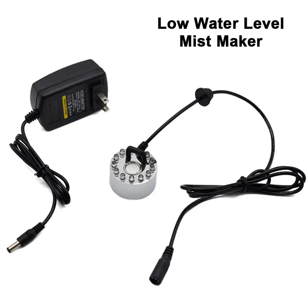 Halloween LED Water Fountain Pond Fogger Mini Mist Maker Fogger Pond Garden Nebulizer For Halloween Christmas Party Decoration