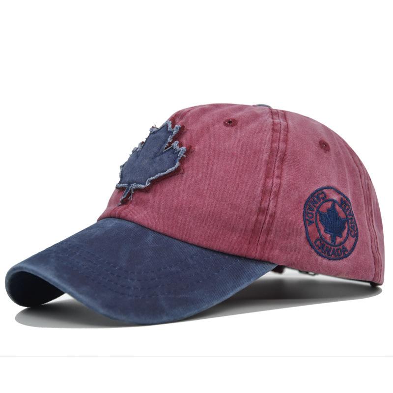 

Embroidery Canada Retro Visor Cap For Men Women Baseball Caps Cotton Soft Top Trucker Sports Climbing Hiking Dad Hat