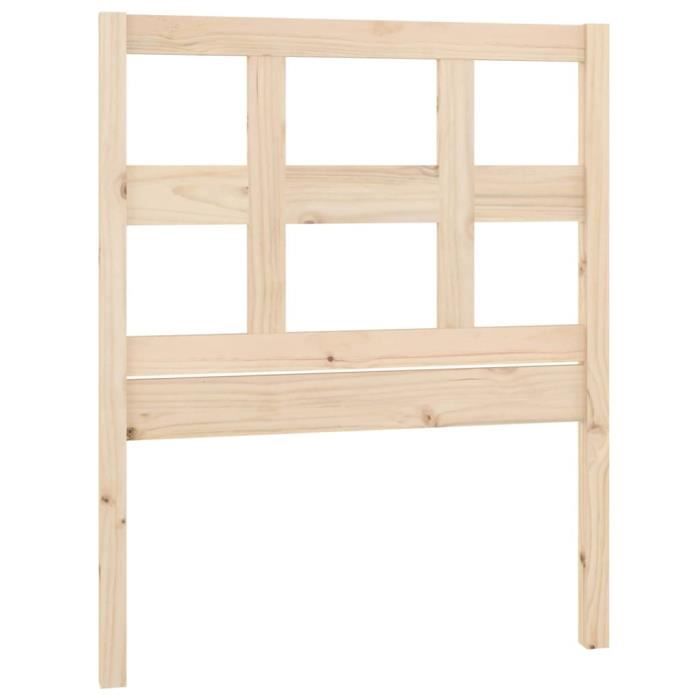 VidaXL Headboard 95.5x4x100 Cm Solid Pine Wood 818900
