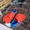 Comfortable Flexible Short Silicone Swimming Fins for Child and Adult Use In Scuba Diving and Training