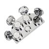 Watch Oil Cup Stand Stainless Steel 4 Dish Reusable Portable Watch Oil Cup Tray for Amateurs