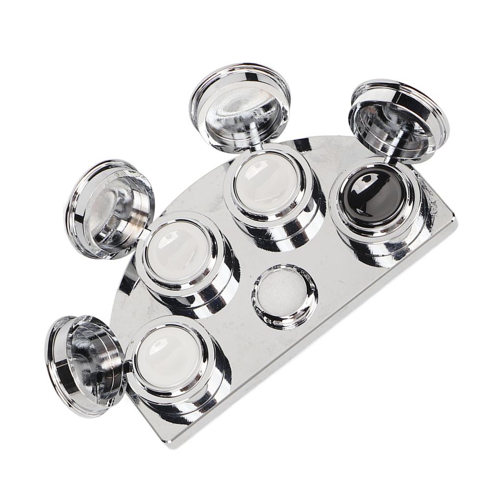 Watch Oil Cup Stand Stainless Steel 4 Dish Reusable Portable Watch Oil Cup Tray for Amateurs