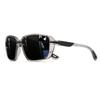Classic Square Retro Polarized Sports Sunglasses - Oversized Wraparound Frame, UV400 for Fishing, Running, Hiking & Travel