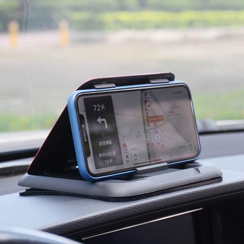 Universal Dashboard Car Phone Holder Upgraded Reusable Silicone Phone Mount for Car Anti-Slip Pad Mat Phone Holder Adjustable