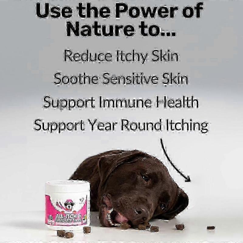 Recompense Nutri-Paw All-Itch Immunity Pentru Câini-Calmează Lăbuțele, Ochii, Urechile, Pielea Care Mănâncă, 120-360 Recompense Recompense Suport Imunitar
