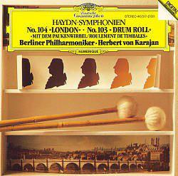 

CD HAYDN, KARAJAN; BPO - Symphonies 103 & 104 4105172 Deutsche Grammo Germany Classical Used